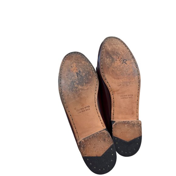Nunn Bush Mens Brown Tasseled Leather Loafers Size 9W SKU 7346